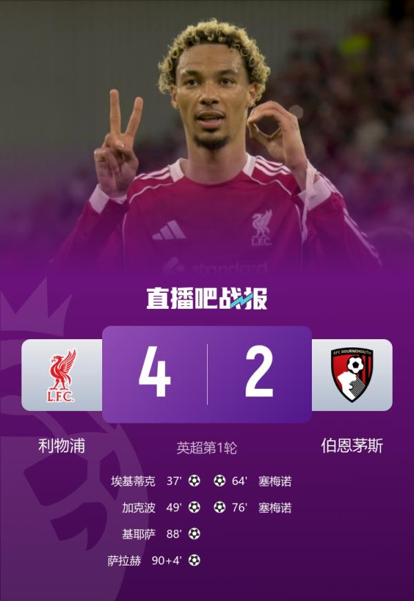 速效救心丸常备！利物浦前两轮均2球领先后连丢2球，惊险两连胜