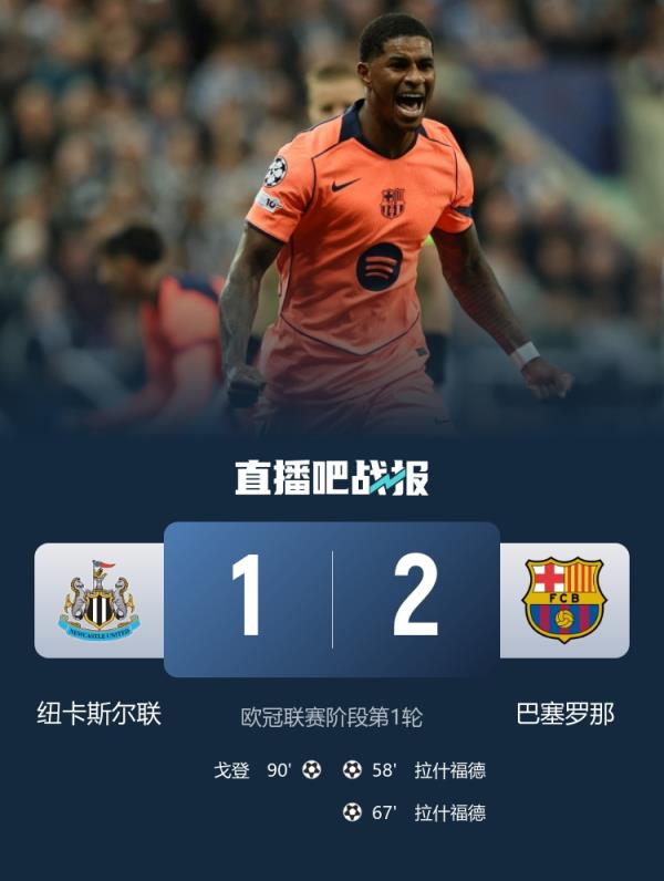捍卫西甲荣耀！欧冠首轮西甲4队对决英超1胜3负，仅巴萨客胜纽卡